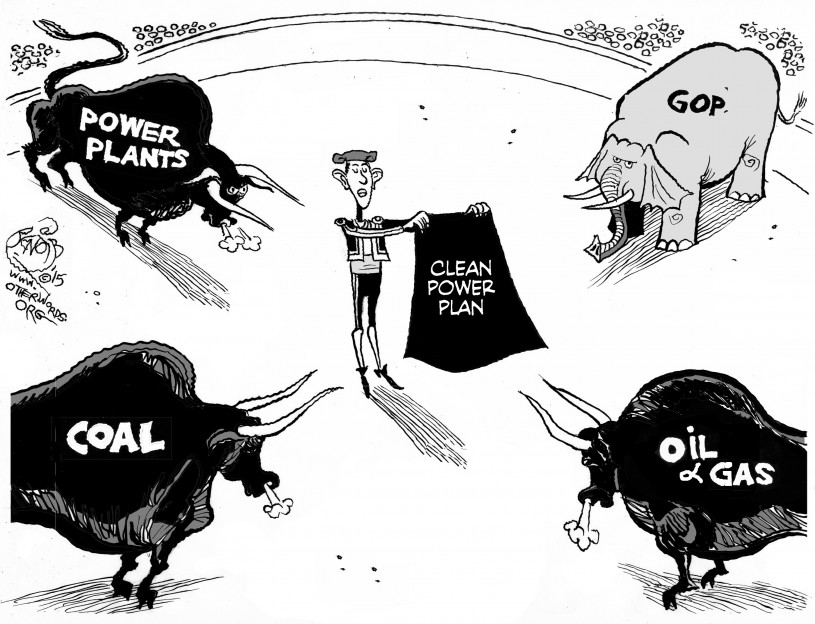 Clean Power Plan cartoon