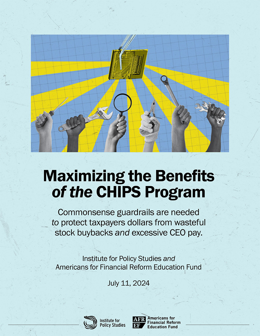 Report cover for "Maximizing the Benefits of the CHIPS Program"