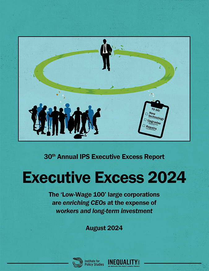 cover image for "Executive Excess 2024" report