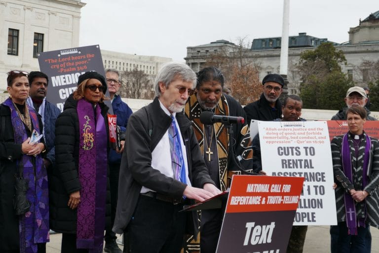 IPS Senior Adviser John Cavanagh speaks at a March 5 Poor People's Campaign rally about the budget.